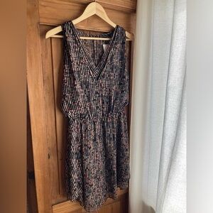 White House Black Market layered chiffon dress